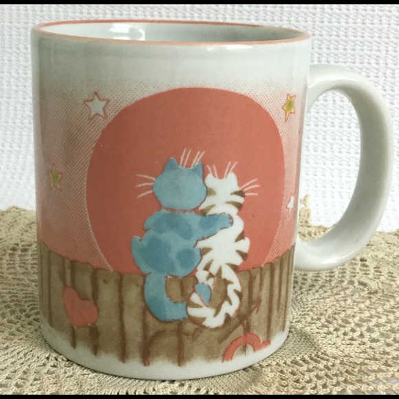 Gibson Greetings Other - *️⃣SOLD*️⃣ Two Cats on Fence Coffee Mug by Gibson